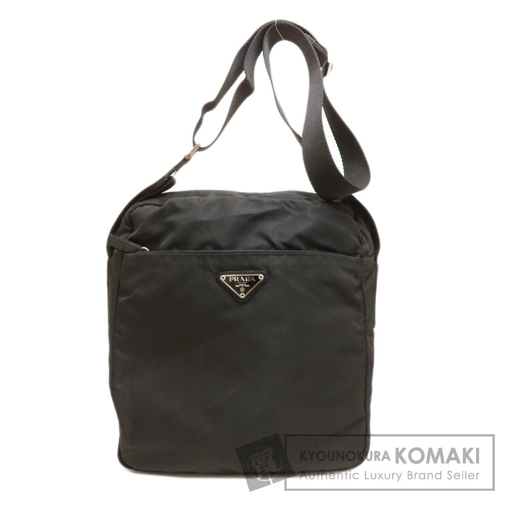 Prada Logo Crossbody Shoulder Bag Black